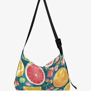 Fruit Print Women's Shoulder Bag
